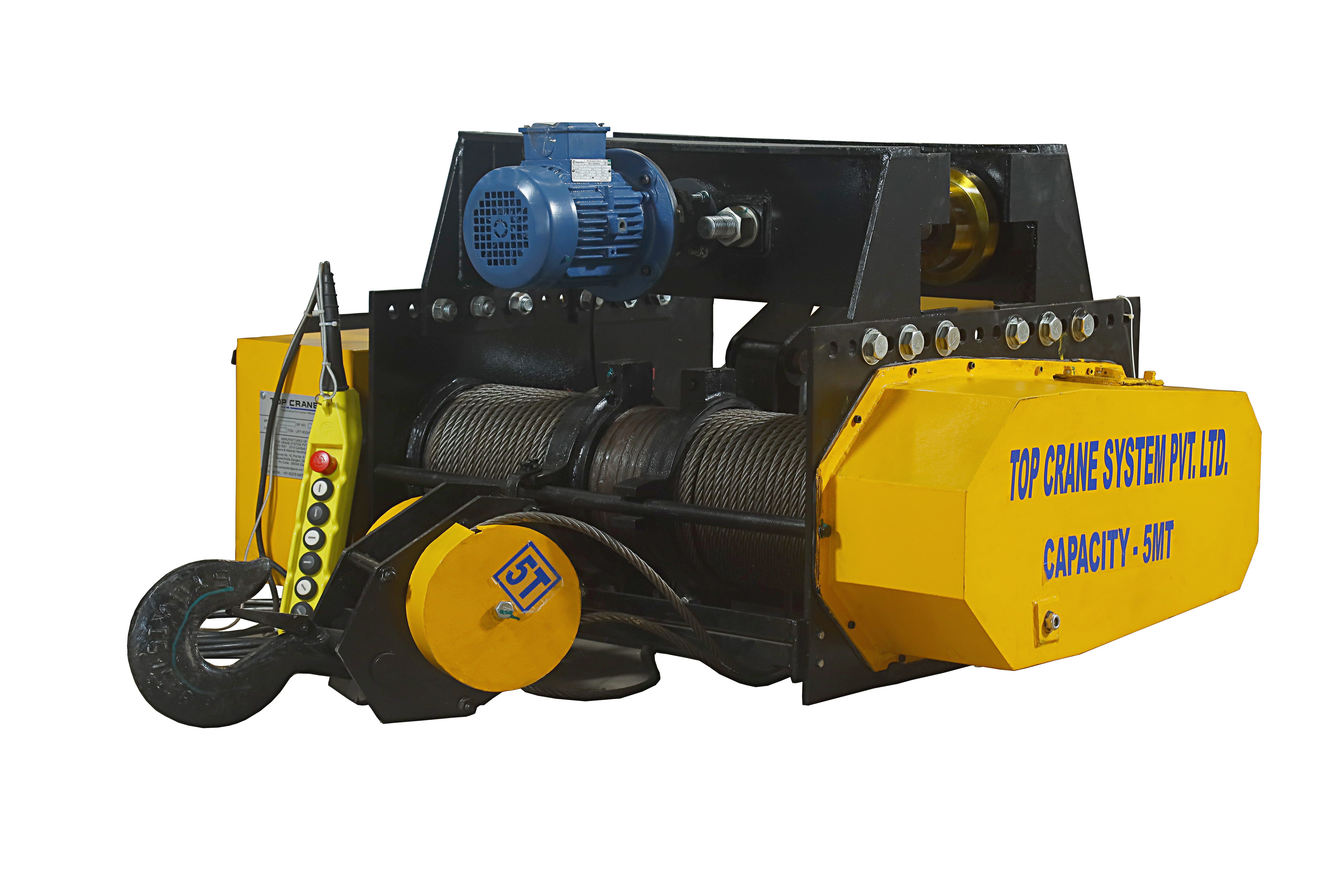 Electric wire rope hoist capacity 5 ton