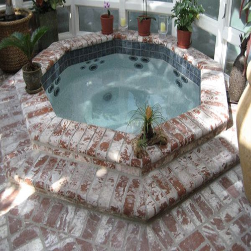 Marble Civil Jacuzzi - Octagonal Design, Luxurious Pool Application with Elegant Finish