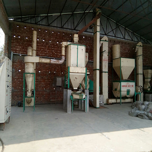 Cattle feed plant with cf cooller