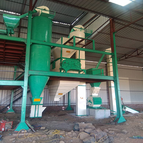 Poultry with cattle feed plant