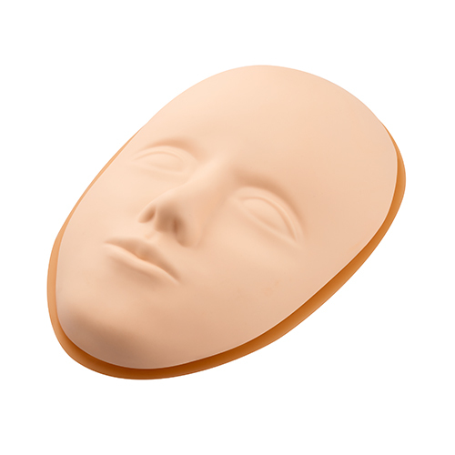 Cream Practice Silicon Face Material
