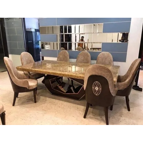 Wood 8 Seater Dining Table