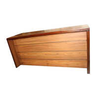 ब्राउन ऑफिस फर्नीचर रिसेप्शन टेबल