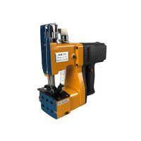 Yellow Portable Bag Closer Machine Light Weight