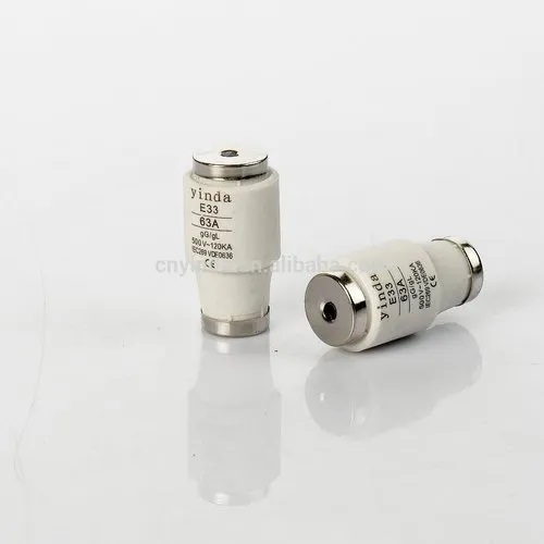 Cylindrical Fuse Links Type-HF-63 Amp - 1100 Volt Rated Voltage, 25 AMP Current Rating, White | Weather Resistant, Fire Resistant, Quality Tested