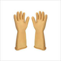 Leather 33kv Electrical Hand Gloves