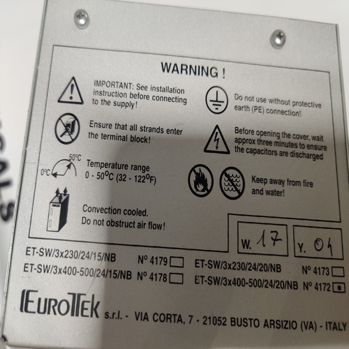 EUROTEK ET-SW/3X230/24/15/NB POWER LINE