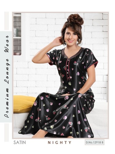 Indo Western Ladies Satin Nighty