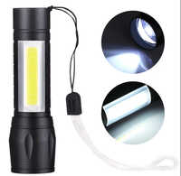 Metal Led Torch - Metal Body, Lithium-ion Battery, Bright White Light | Lightweight Design, Ideal For Industrial Use, Long Battery Life