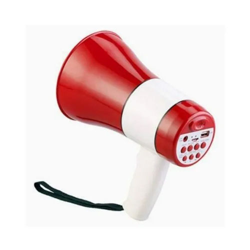 Red Portable Megaphone Speaker