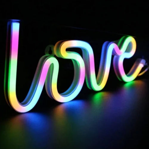 Neon Love Light Application: Industrial