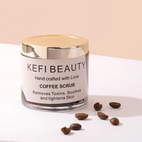 KEFI BEAUTY Organic Coffee Scrub Suitable For All Skin Types 100gm