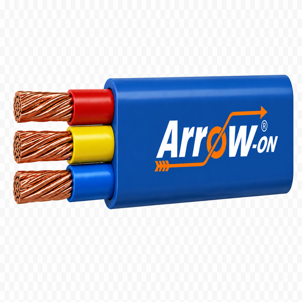 Submersible Copper Cable - PVC Insulated, Various Sizes, Black | Suitable for Industrial Underwater Applications, High Pressure Resistance