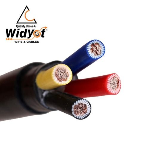 Black Electrical Copper Round Cable