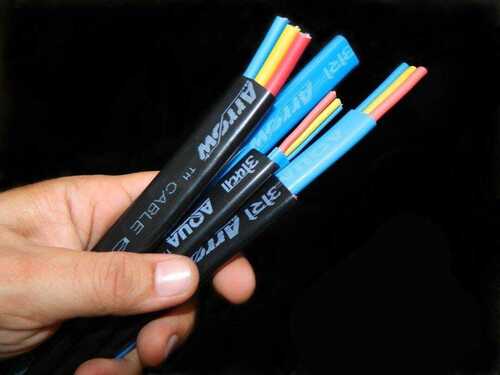 Submersible Pvc Cable - Color: Black