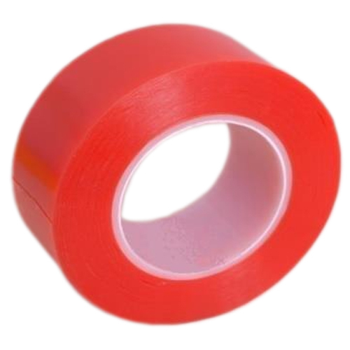 Polyester Tapes - Double Sided Adhesive Acrylic 1240mm Width | Red Color, 50 Meter Length, Pressure Sensitive, 0.13-0.20mm Thickness