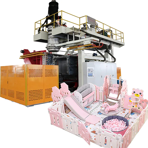 Play Rails Rocking Horse Making Extrusion Blow Molding Machine