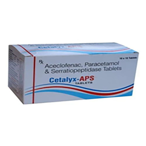 Aceclofenac Paracetamol  Serratiopeptidase  tab