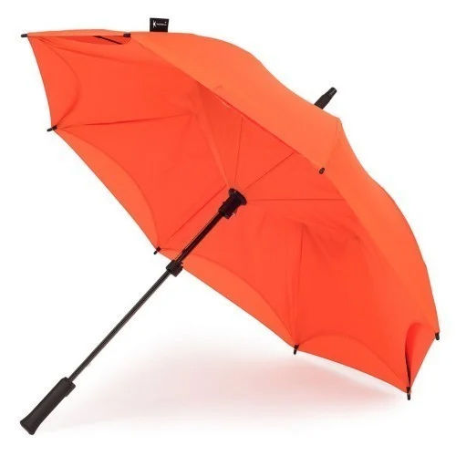 Orange Folding Umbrella Handle Material: Iron