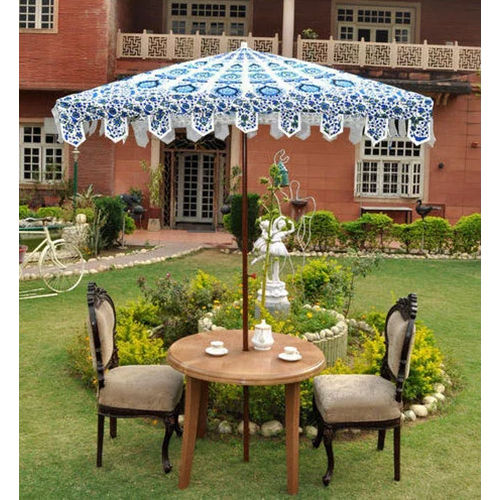 Printed Garden Umbrella