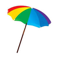Multicolor Beach Umbrella