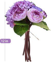 Artificial hydrangea bouquet