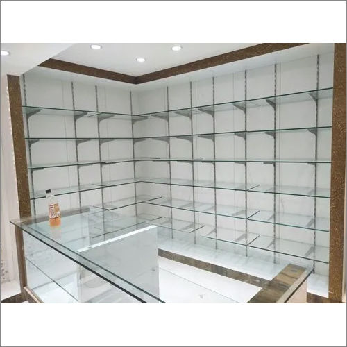 Multipurpose Garments Glass Display Rack