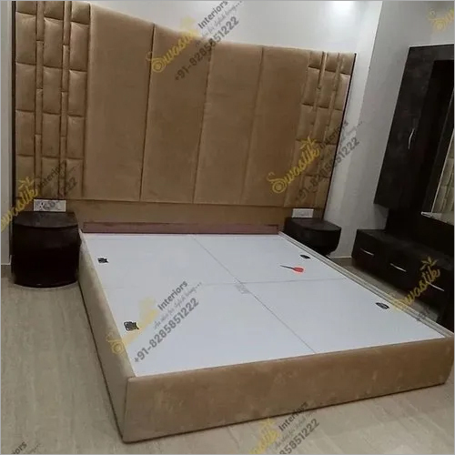Hydraulic Wooden Double Bed