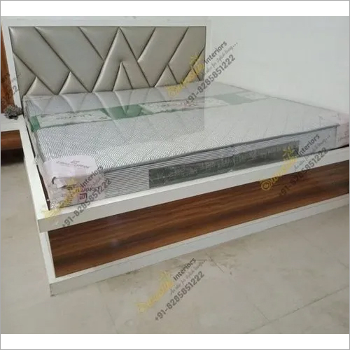 Rectangular Wooden Double Bed