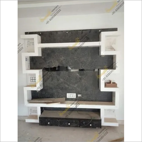 Residential Wooden Tv Unit Indoor Furniture