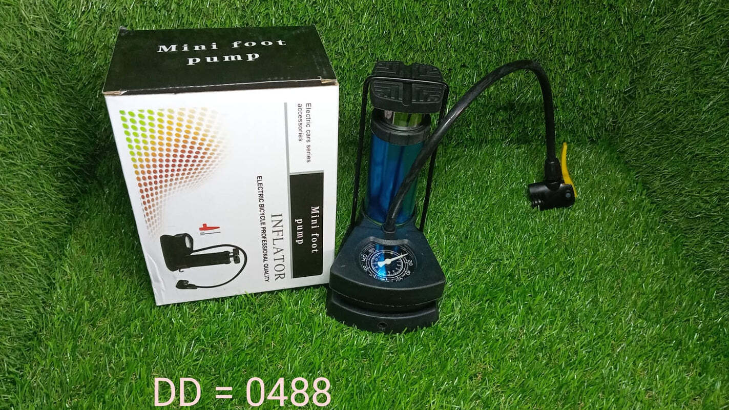 Mini Foot Pump Inflator For Bike and car (0488)