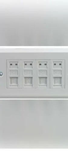 HDMI Faceplate - ABS Plastic, Industrial Usage, White Color | Reliable Functionality for Secure HDMI Connections