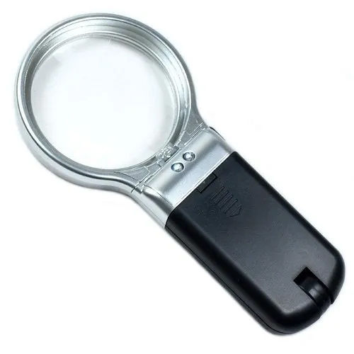 Black Mini Folding Magnifying Glass