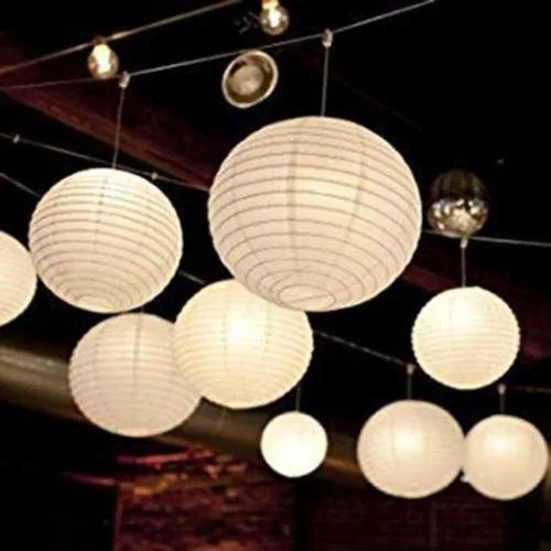 White Paper Lantern Hanging Lamp