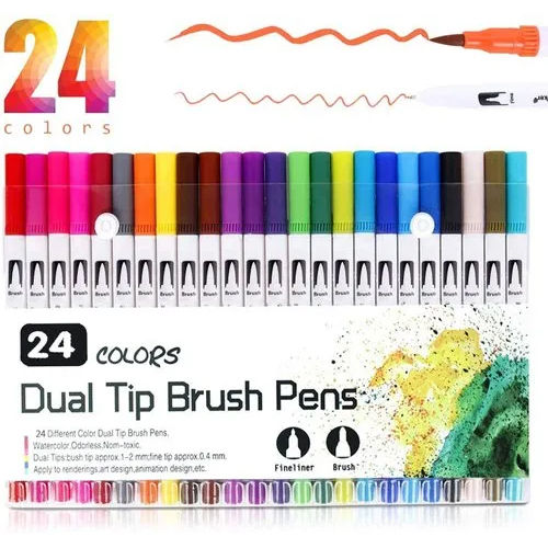 Dual Tip Brush Pen