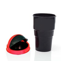 Plastic Car Mini Dustbin/Trash Bin Dust Case Best for Traveling (Multicolour) (3656)