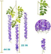 Artificial wisteria flowers
