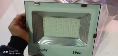 250 Watt LED Flood Light - 1000 Power, Beam Angle 1 | Super Bright Pure White Lighting for Outdoor Use in Garden, Garage, Lawn, and Yard