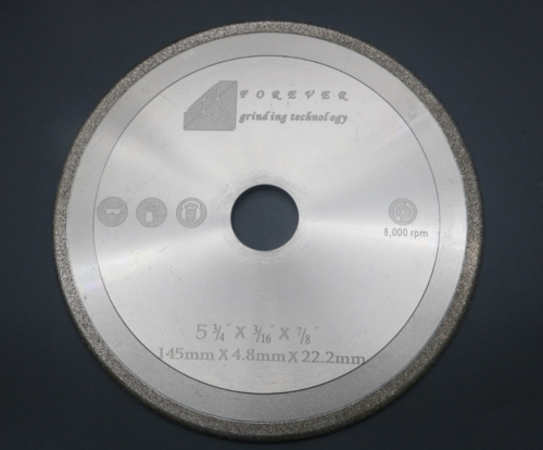 Electroplated CBN Wheels For Chain Saw Sharpening