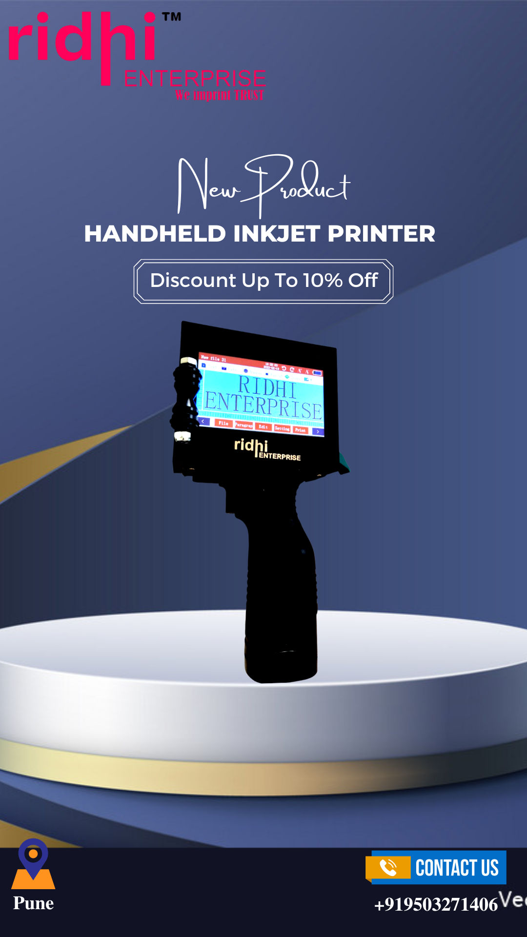 RE FXD Handheld Inkjet Printer