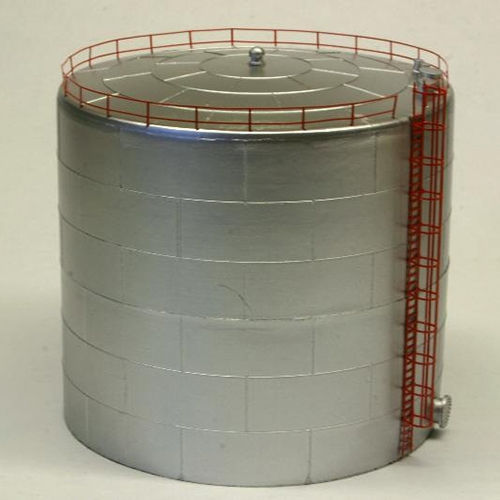Silver Liquid And Chemical Tank