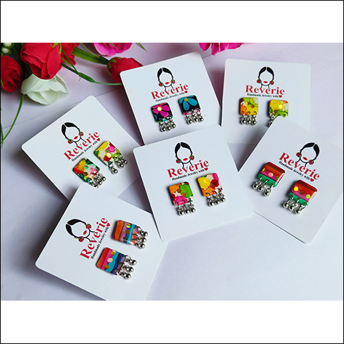 Resin Handmade Colorful Resin Earrings Gender: Women