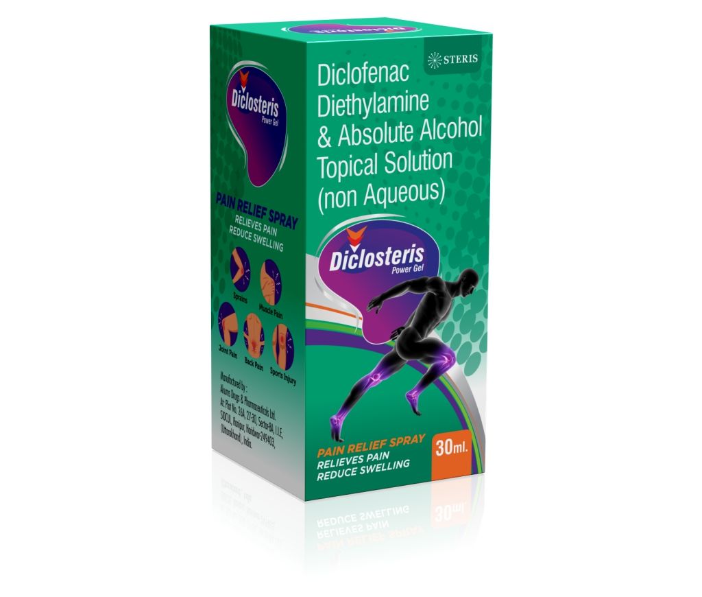 Diclofenac Diethylamine & Absolute Alcohol Topical Solution (Non Aqueous)