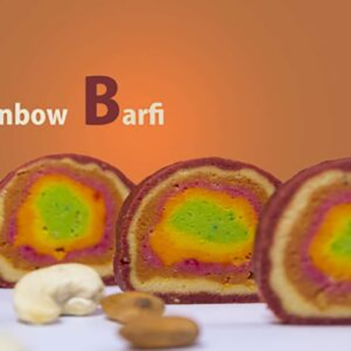 Inippu Thulasi Rainbow Barfi Size: Small