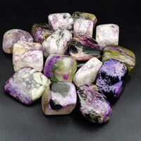 Natural Gemstone Charoite Tumbled Stone Crystal Tumble