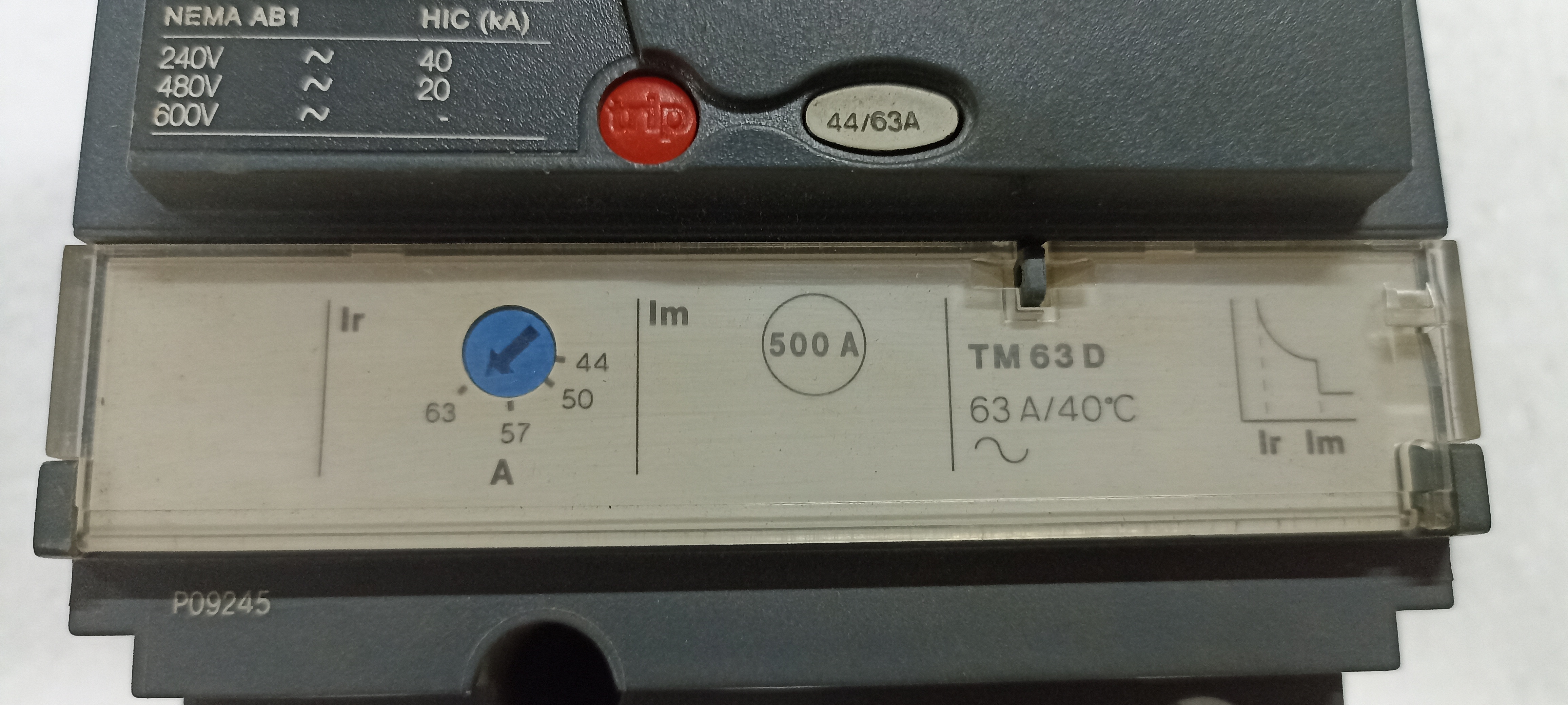 SCHNEIDER 63A 3P MCCB