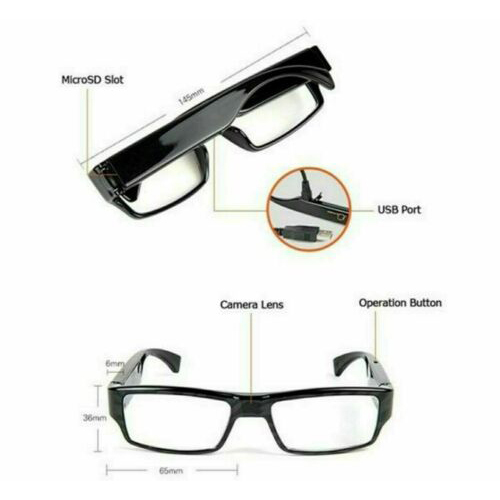 Sunglass Shape Hidden Spy Camera