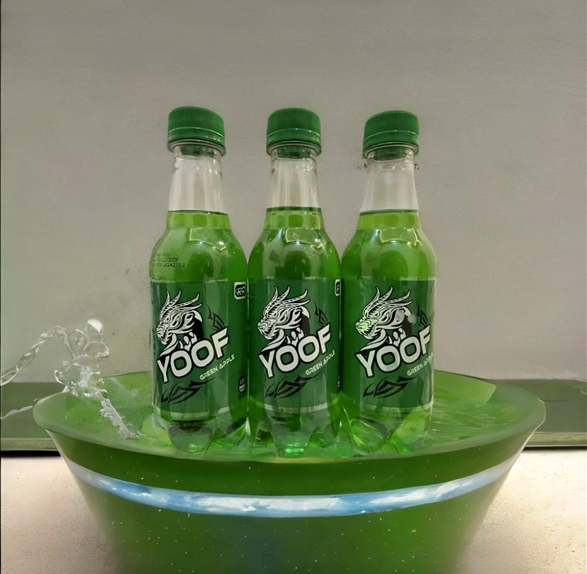 Green Apple fizzy drink