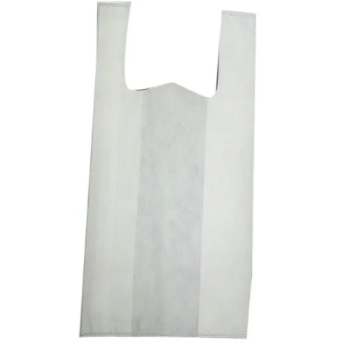 W Cut Non Woven Plain Carry Bags