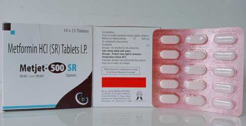 Metformin HCL METJET  500 SR TABLET